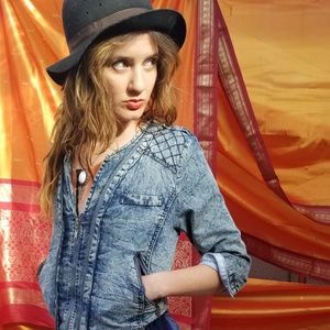 90s baby jean jacket